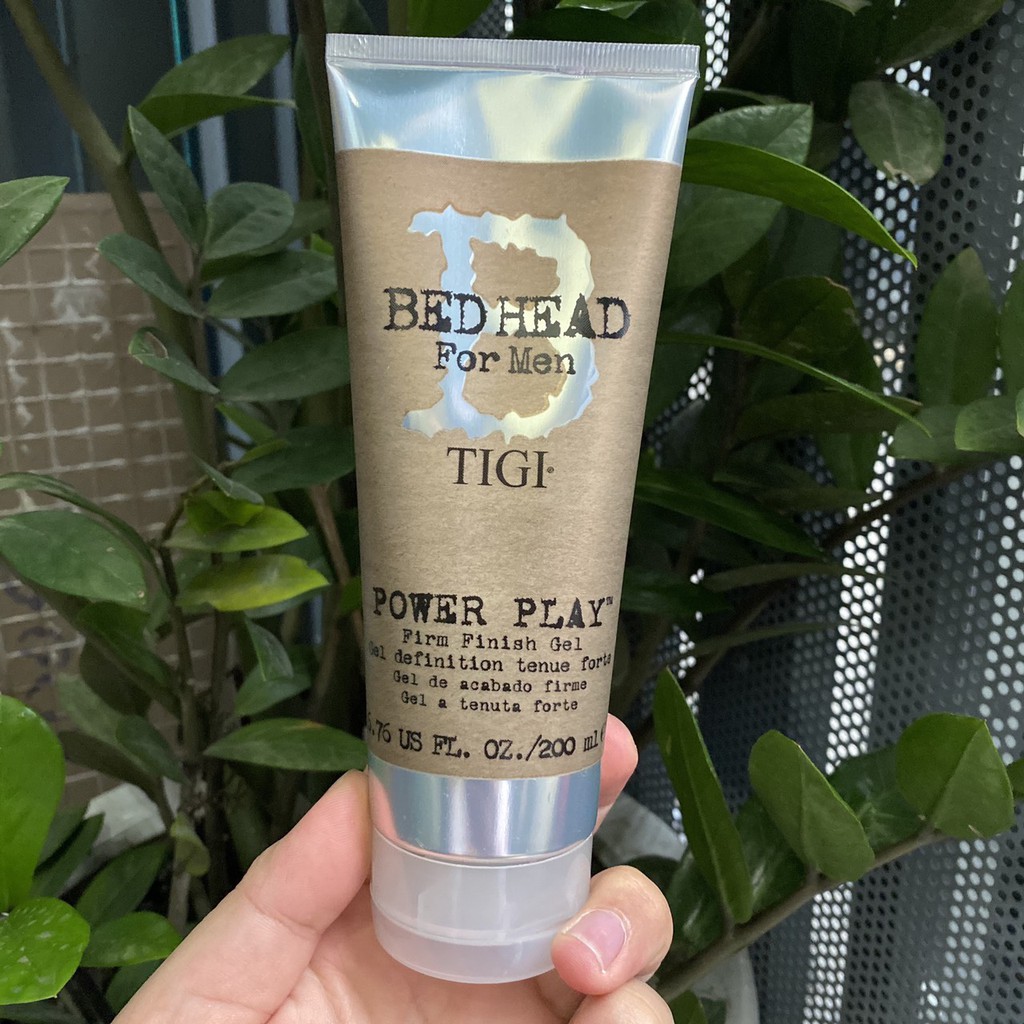 Gel tạo kiểu giữ nếp cứng Tigi Bed Head For Men Power Play Firm Finish 200ml