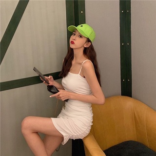 Đầm hai dây nhún ôm body ngầu pc 😎😎😎