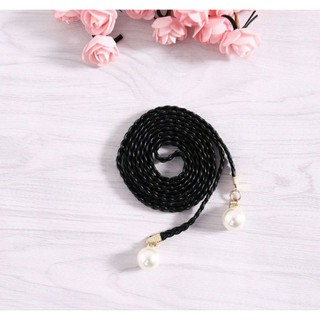 Thắt lưng nữ đính hạt châu nhân tạo