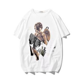 Áo Thun Nam Nữ Unisex Tay Lỡ Form Rộng, Áo Cặp Tay Lỡ Hình Thiên Thần Tình Yêu Menona