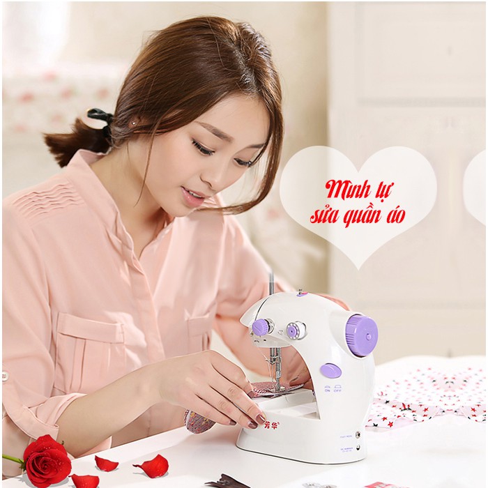 Máy may mini gia đình Sewing Machine SM-202A