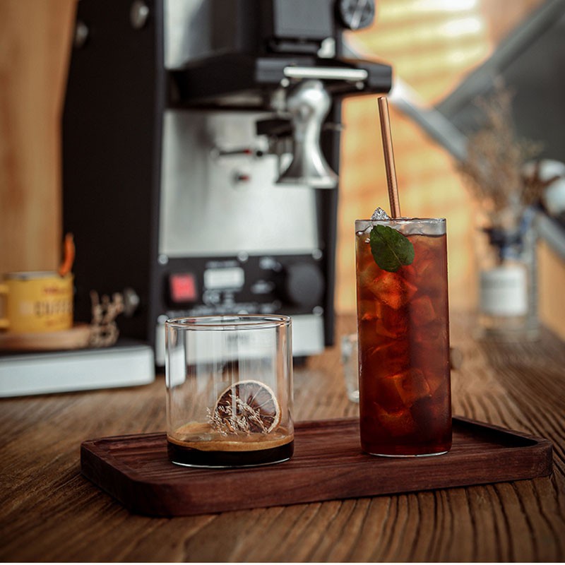 Cốc Thủy Tinh Trong Suốt Chịu Nhiệt 400Ml Tiện Dụng Uống Trà Sữa/ Cà Phê