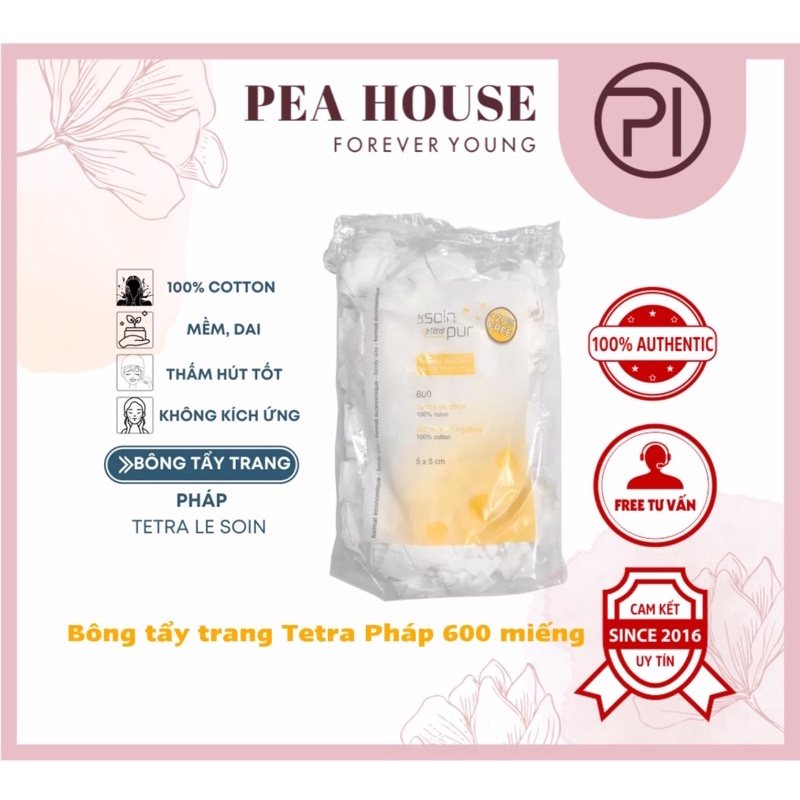 BÔNG TẨY TRANG 500 ĐẾN 600 MIẾNG PHÁP