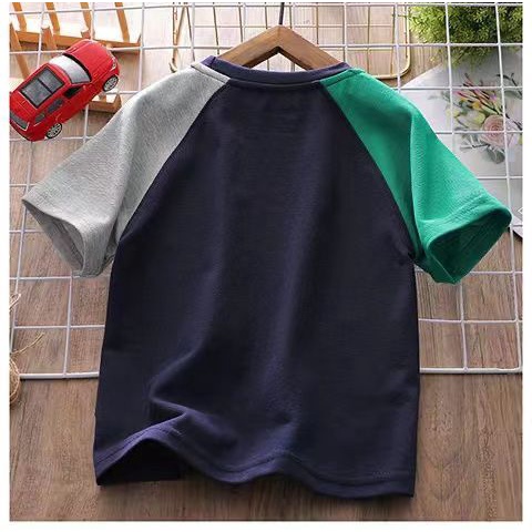 Áo Thun In Hoạt Hình Gấu Thời Trang Hè Cá Tính Dành Cho Bé Trai