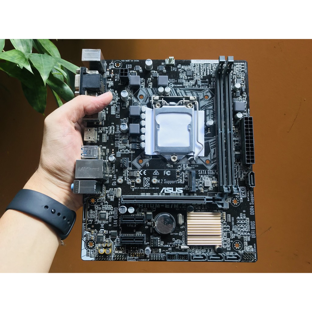 Main Asus H110M E Có Khe Cắm M2 Đẹp Zin Thanh Lý Phòng Net