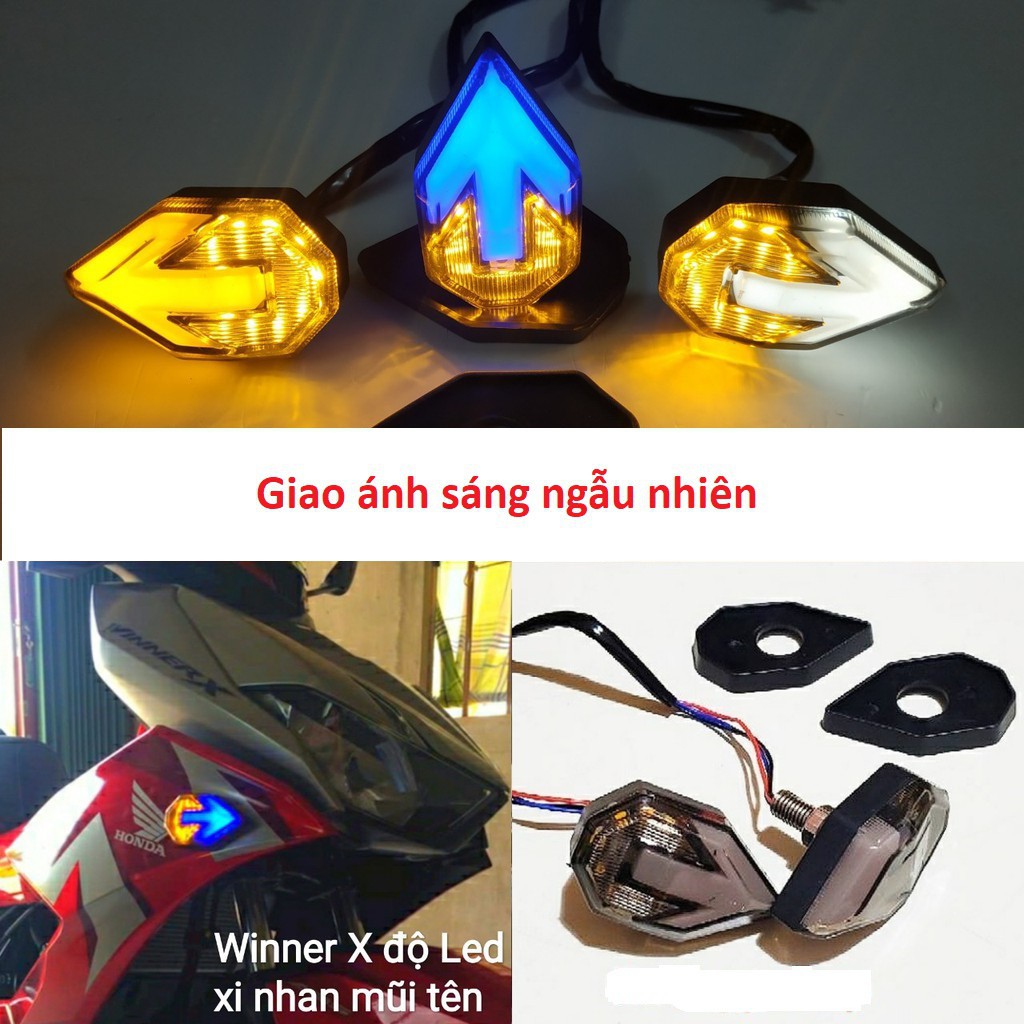 Bộ Đèn Xi Nhan Mũi Tên Gắn Xe Winner ,exciter ,sirius ,wave