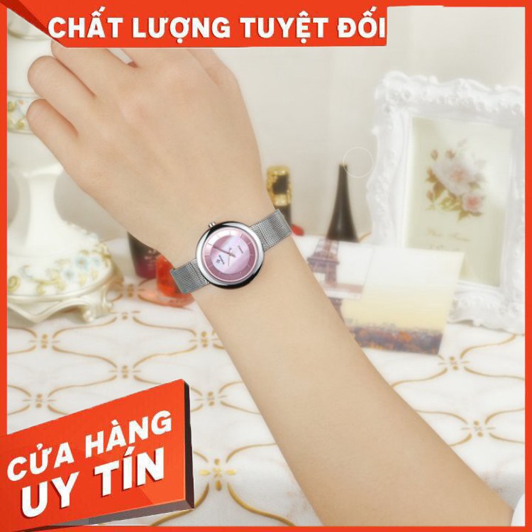 HÀNG CAO CẤP -  Đồng Hồ Nữ Chính Hãng WWOOR 8820 Dây Thép Mành Cao Cấp  - Hàng Cao Cấp