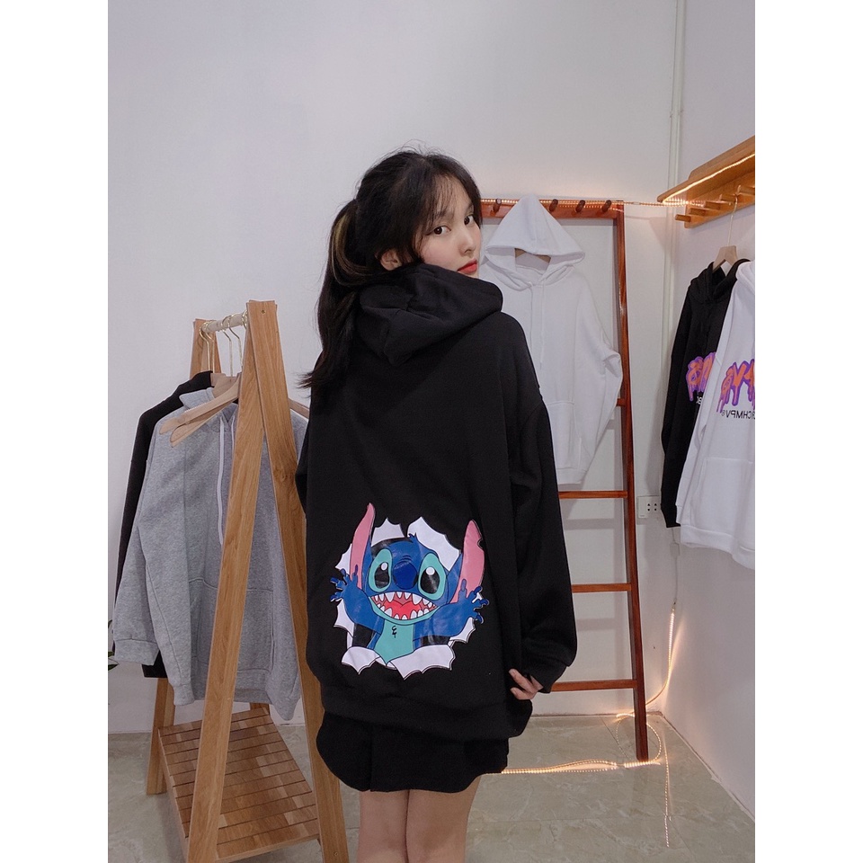 Áo Nỉ Bông Thời Trang UNISEX Hoạ Tiết Hoạt Hình / HOODIE FREESIZE 💜MiQa 💜 | BigBuy360 - bigbuy360.vn