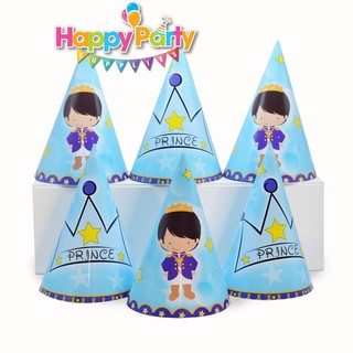 ( 9 MẪU ) Set 6 nón sinh nhật cho bé trai