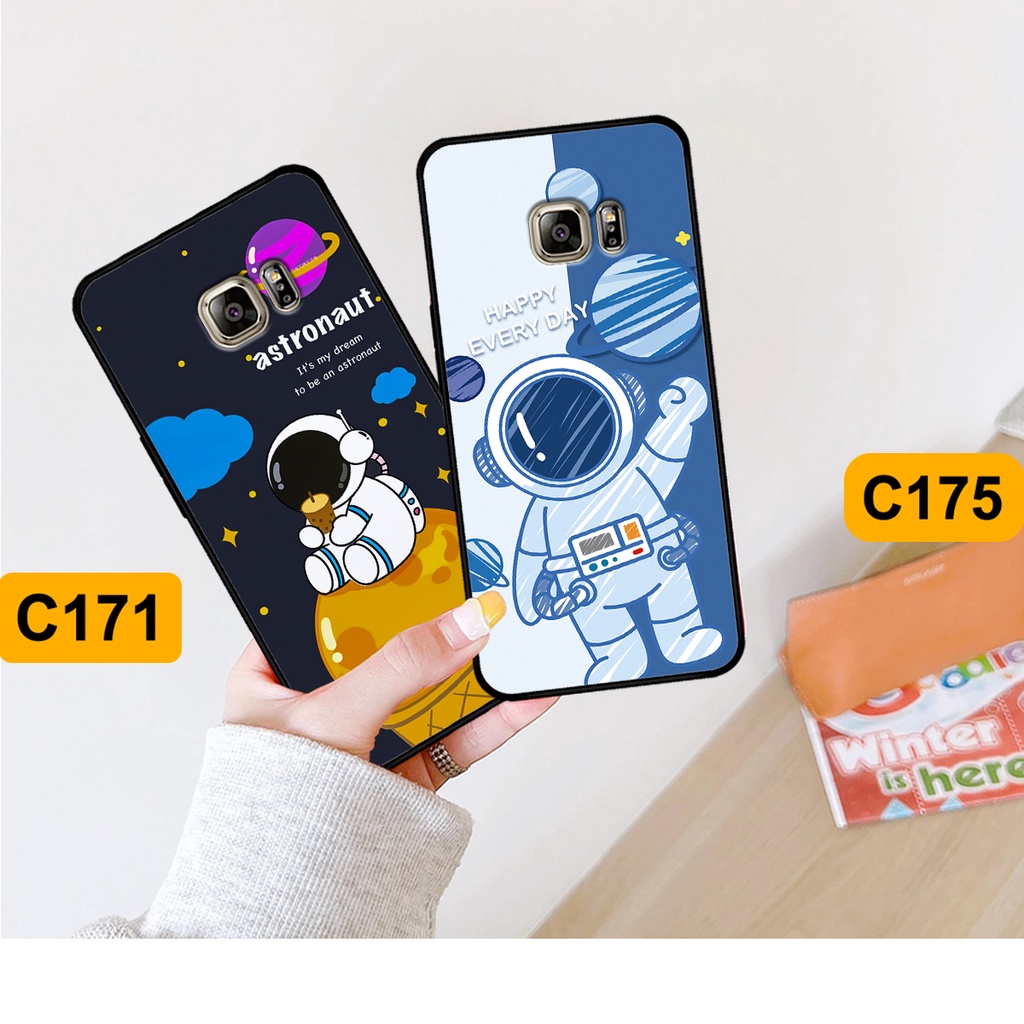 Ốp Samsung Note 5 - S6 - S6 Edge - S7 - S7 Edge in hình astronaut, phi hành gia vũ trụ hottrend, độc đáo, cá tính.