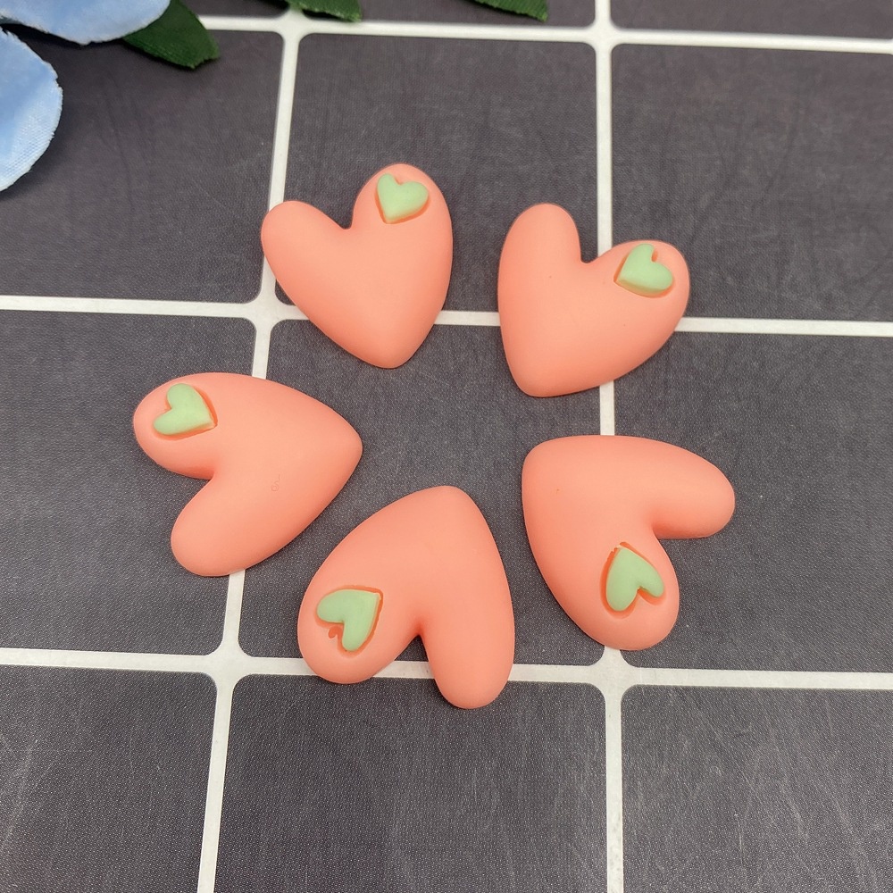 Mô Hình Trái Tim Bằng Nhựa Resin Trang Trí Điện Thoại Diy Cho Bé