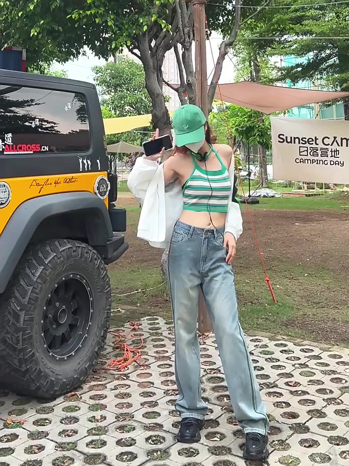 [Hàng Quảng Châu] Áo kiểu nữ cổ yếm chất len tăm Áo hở vai phối dây bản to buộc lưng SuzaHouse | BigBuy360 - bigbuy360.vn