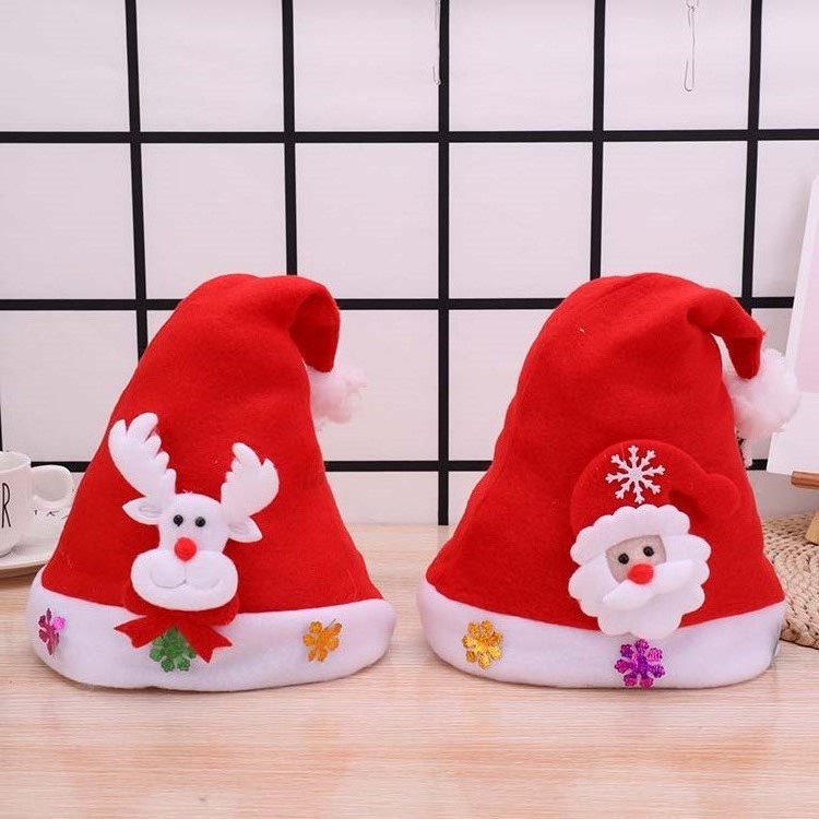 NÓN VẢI GIÁNG SINH, NÓN ÔNG GIÀ NOEL SIZE NHỎ DÀNH CHO BÉ 5-10 TUỔI