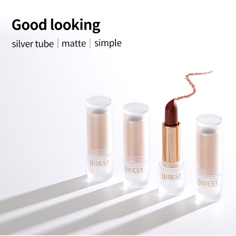 [Hàng mới về] Son lì QIBEST lâu trôi mềm mịn như nhung