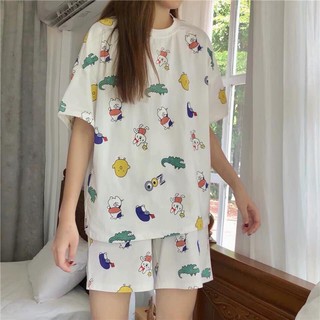 [Bao Chất, Bao rẻ] Sét Đồ Bộ Thun Lửng Oversize Siêu Hot