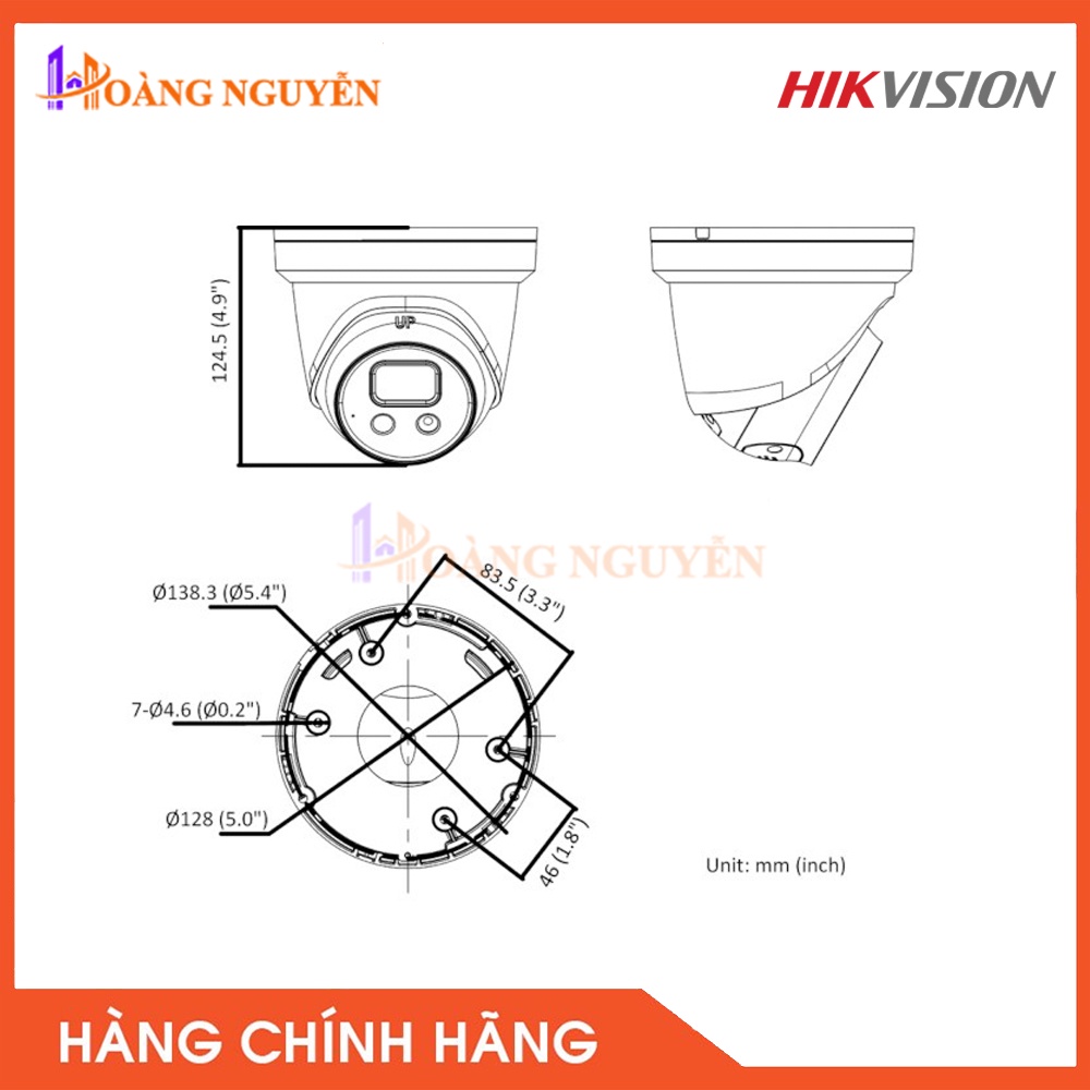 [NHÀ PHÂN PHỐI] Camera HikVision DS-2CD2326G2-ISU/SL 2MP - Hỗ Trợ 3D DNR, BLC,HLC, Chống Ngược Sáng WDR 120dB