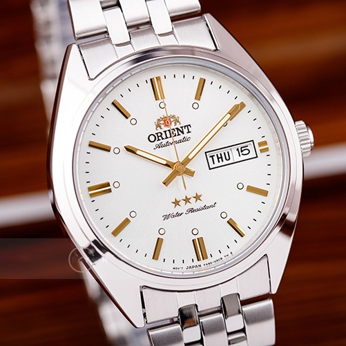 Đồng hồ nam kim loại Orient RA-AB0E10S19B , chính hãng full box , automatic , chống nước