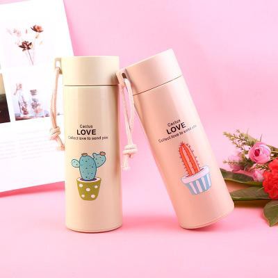 Bình nước in hình xương rồng nhiều màu 350ml BNP13 bình nước cute bình nước dễ thương | BigBuy360 - bigbuy360.vn