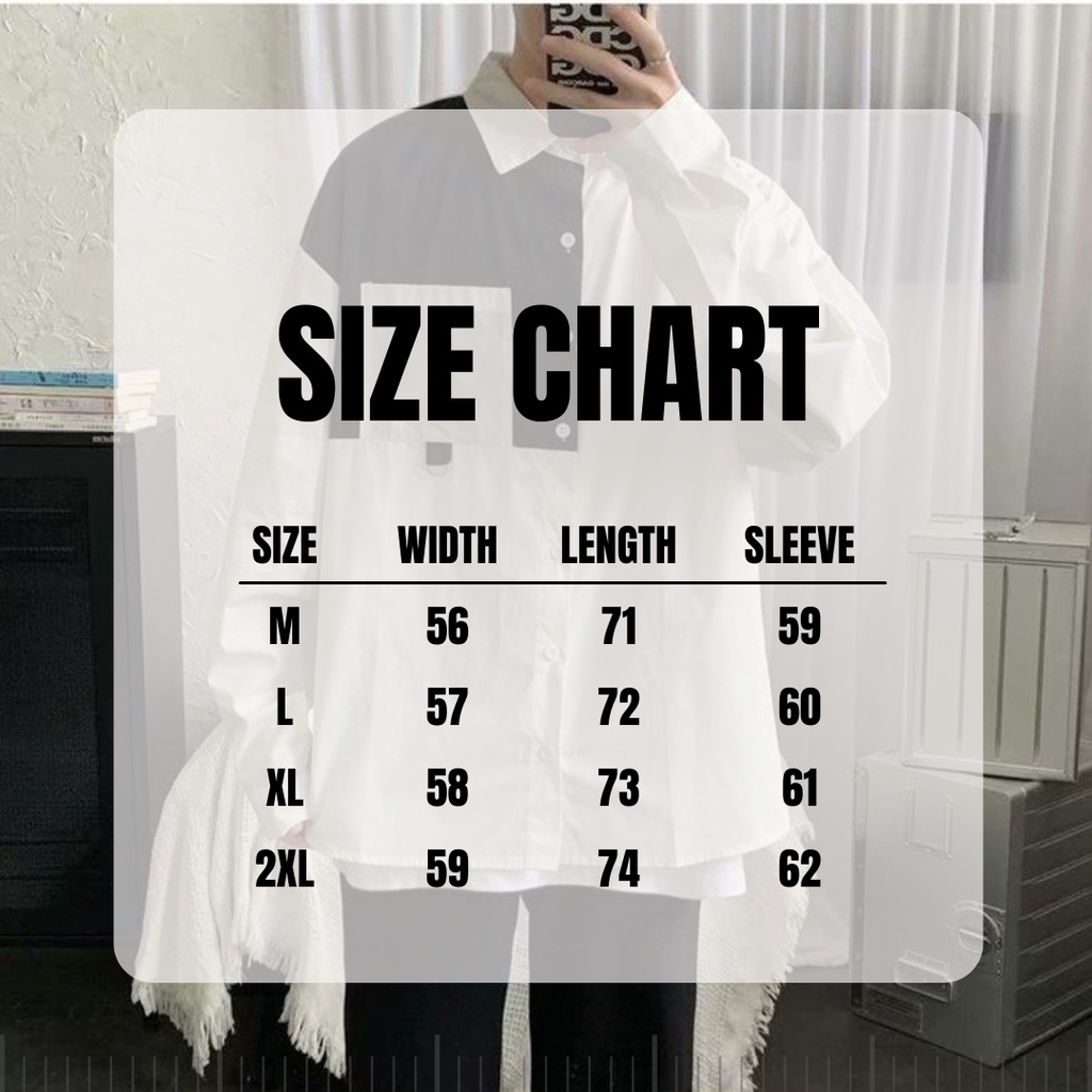 Áo Sơ Mi Dài Tay Phối Vai Phong Cách Unisex Thời Trang Trẻ Trung Năng Động
