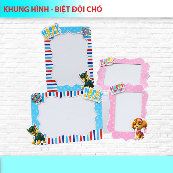 KHUNG HÌNH GIẤY CHỦ ĐỀ BÉ TRAI - SET 4 KHUNG