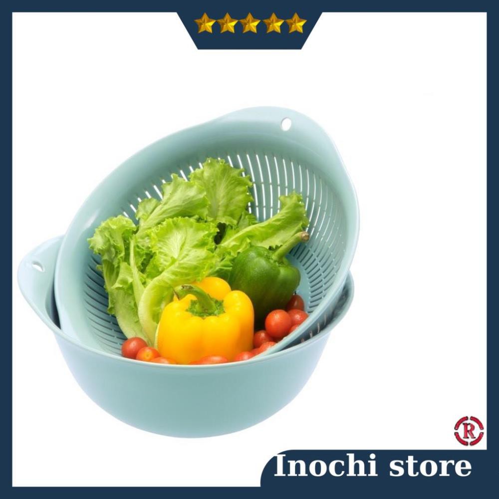 Bộ thau rổ 23cm cao cấp Yoko  Việt Nam Chính hãng [INOCHI]