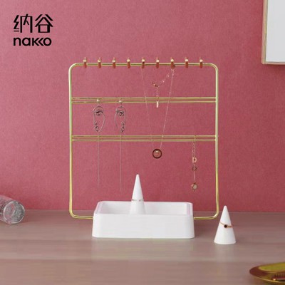 Khung treo bông tai nagu đứng khung treo bông tai đồ trang sức kiểu Bắc Âu ins