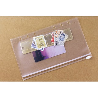 Túi zip 6 lỗ sổ còng Planner A5/A6
