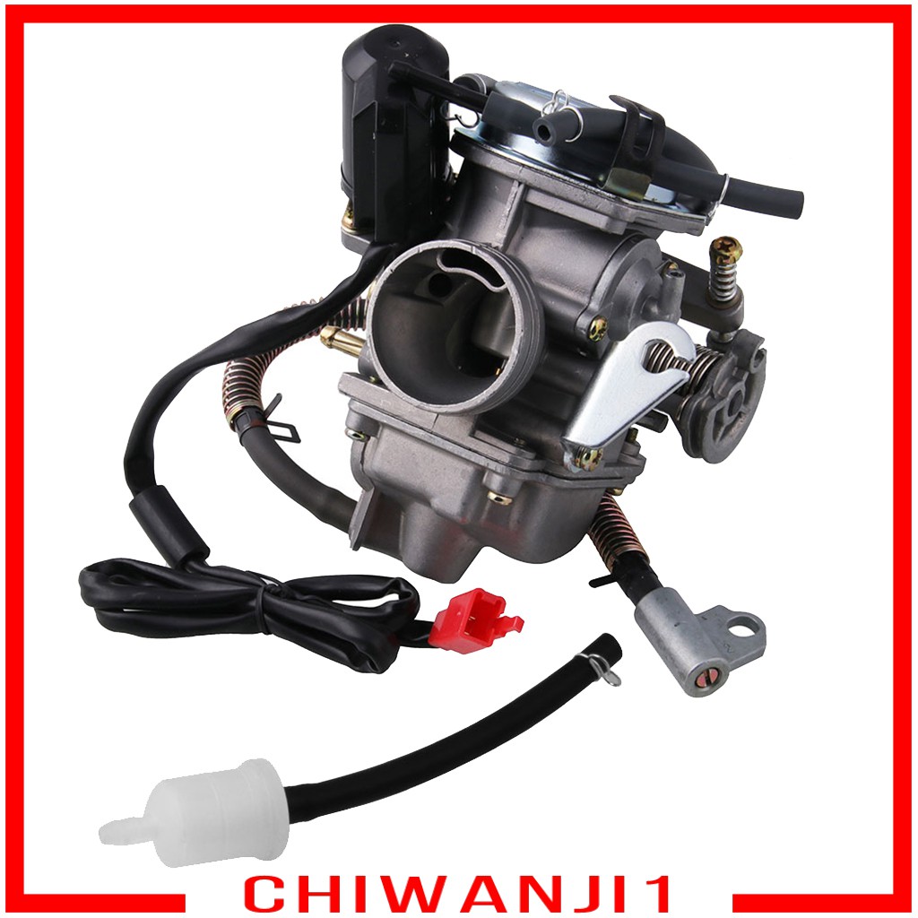 Bộ Chế Hòa Khí Chiwanji1) 24mm Cho Xe Tay Ga Gy6 125 150cc