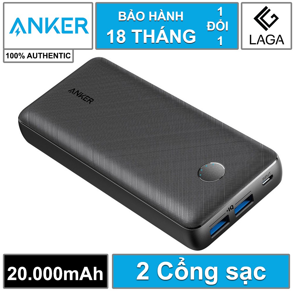 Pin Sạc Dự Phòng Anker PowerCore Select 20000mAh A1363