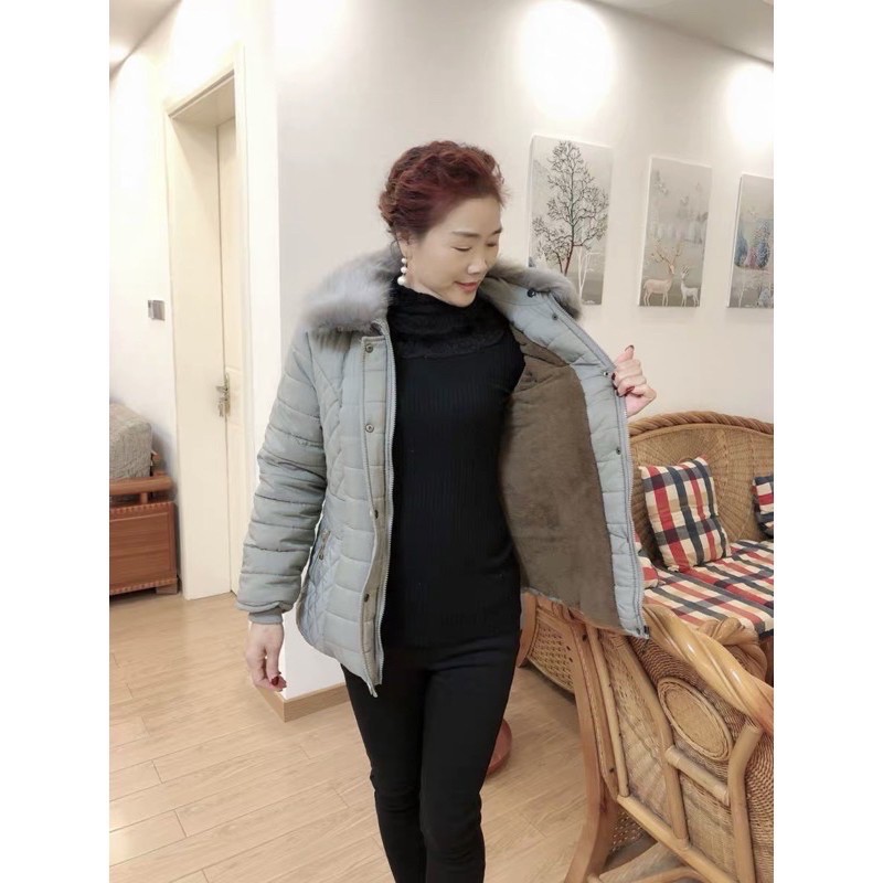 [ CÓ SẴN ] Áo phao Trung niên lót lông cho mẹ | BigBuy360 - bigbuy360.vn