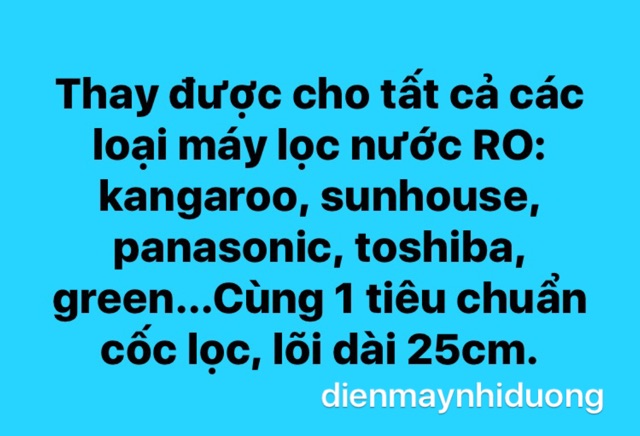 Bộ lõi lọc nước Karofi chính hãng