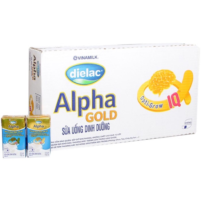 Sữa bột pha sẵn Dielac Alpha Gold VNM 110ml