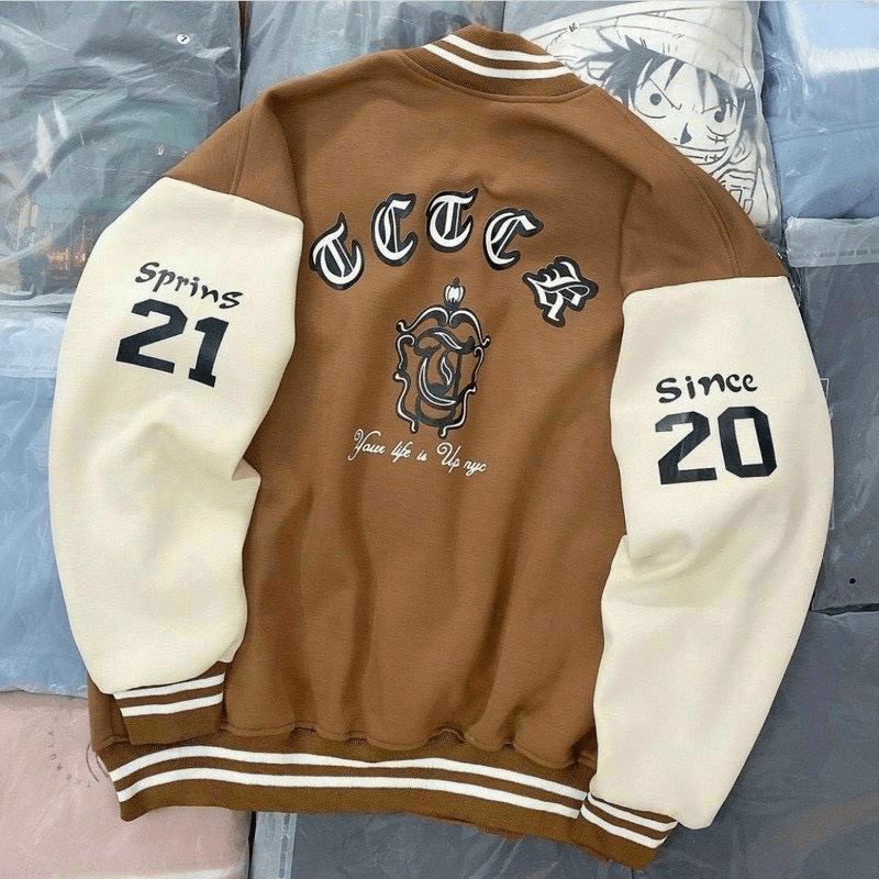 Áo khoác bomber nỉ ngoại form tờ y hình thời trang form rộng hàn quốc cho các bạn trẻ THỜI TRANG KOKO MI