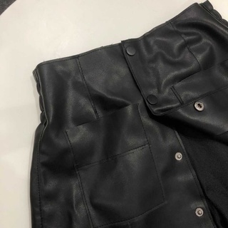 Váy quần da [Ảnh thật shop chụp]