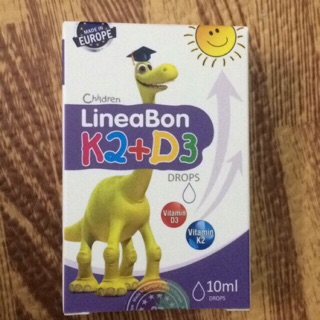 (Chính hãng) Tăng chiều cao Lineabon K2+D3 nhập khẩu Châu Âu lọ 10ml