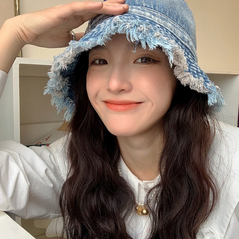 Nón Tai Bèo Kiểu Cao Bồi Hàn Quốc Che Nắng Thời Trang Mùa Hè Cho Nữ