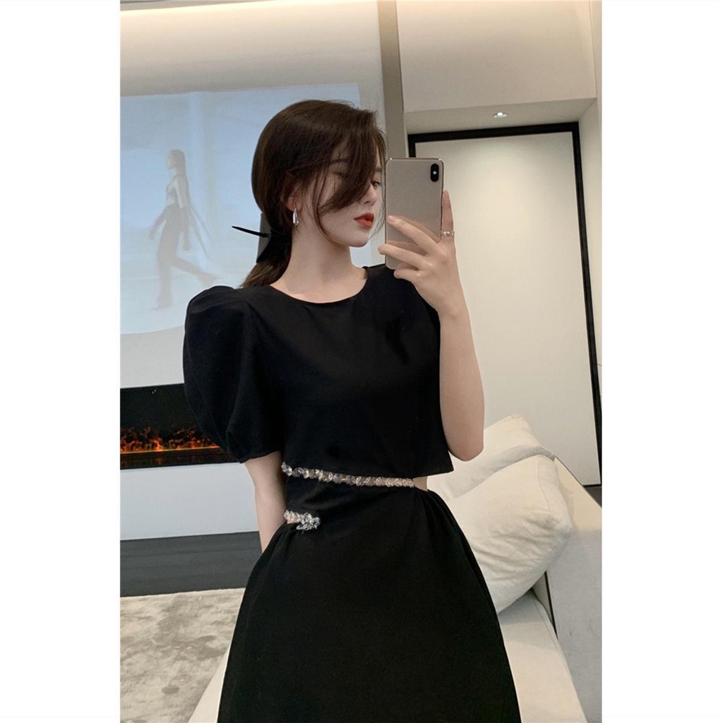 Đầm Dài Màu Đen Chất Lượng Cao Thời Trang Mùa Hè Cho Nữ 2021 | BigBuy360 - bigbuy360.vn