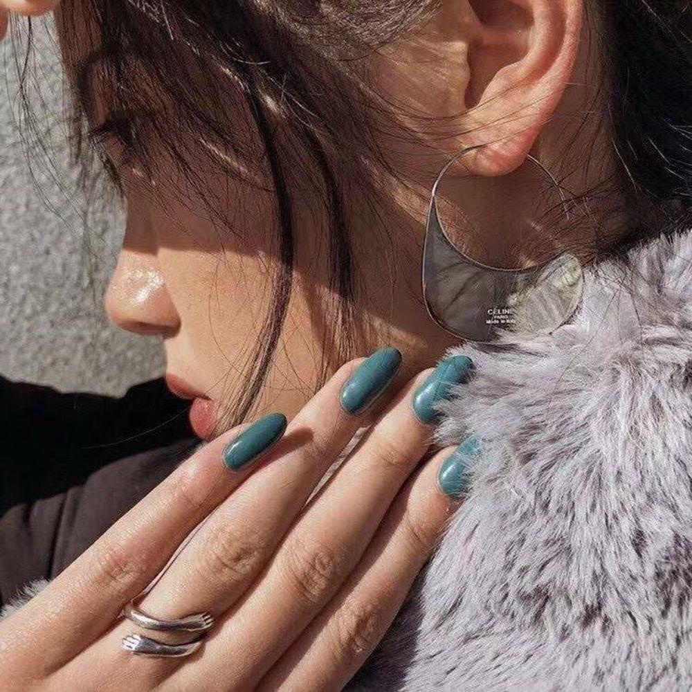 Đôi Bông Tai Thời Trang Cá Tính Dành Cho Nữ|Khuyên Tai Mặt Gương Thiết Kế Độc Đáo Thời Trang