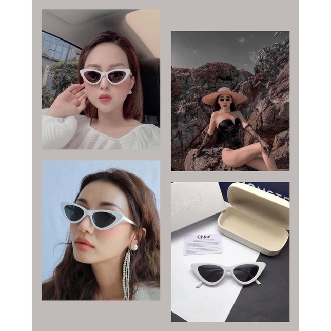 ❤️MẮT KÍNH NỮ MẮT MÈO TRẮNG SIÊU CUTE MS903❤️