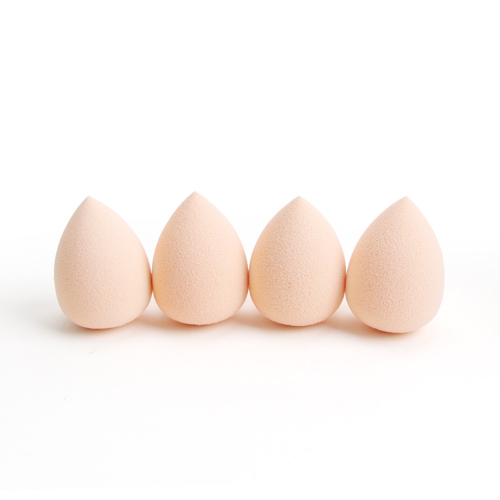 Bộ 4 miếng mút trang điểm MAGEFY có hộp với 3 màu có sẵn hình giọt nước/bầu/cắt vát (màu ngẫu nhiên)