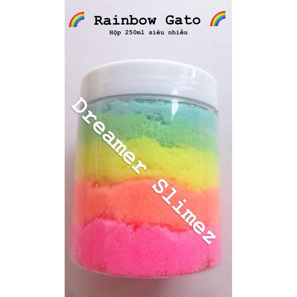 SLIME MÂY CẦU VỒNG - RAINBOW CLOUD SLIME-ĐỒ CHƠI SLIME AN TOÀN GIẢI STRESS - DREAMER SLIMEZ