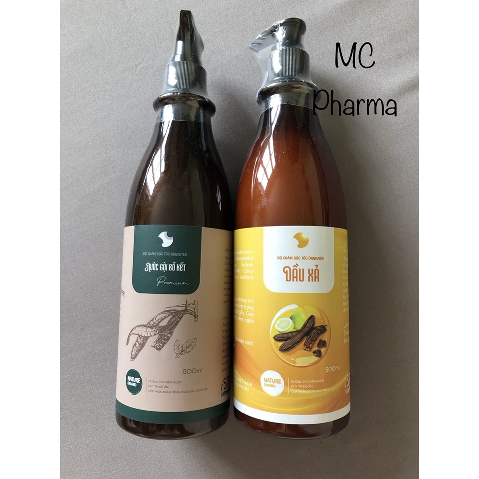 Dầu gội bồ kết DrNguyen premium chai 500ml