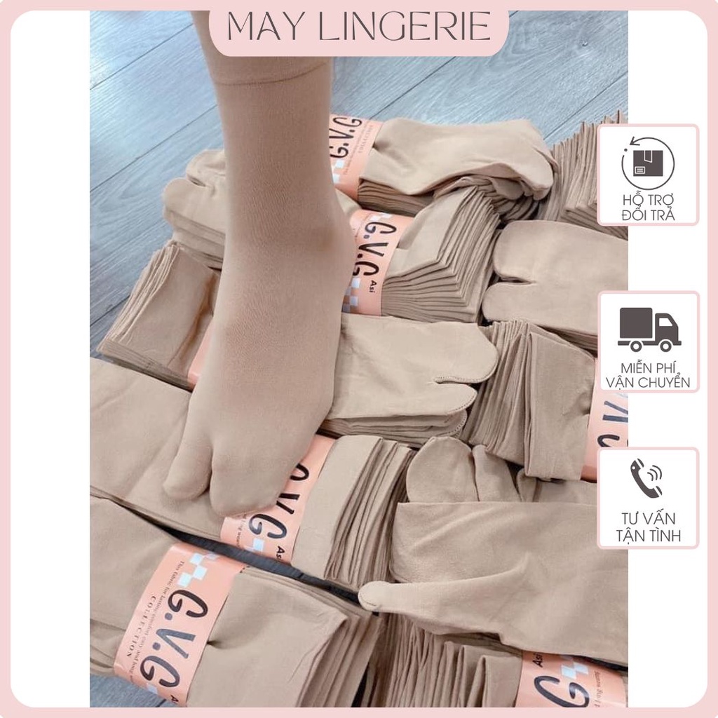 Đôi Tất Nữ xỏ ngón chống nắng, Đôi Vớ Da Chân Vải cotton dày dặn, mềm mịn cực êm chân GVG