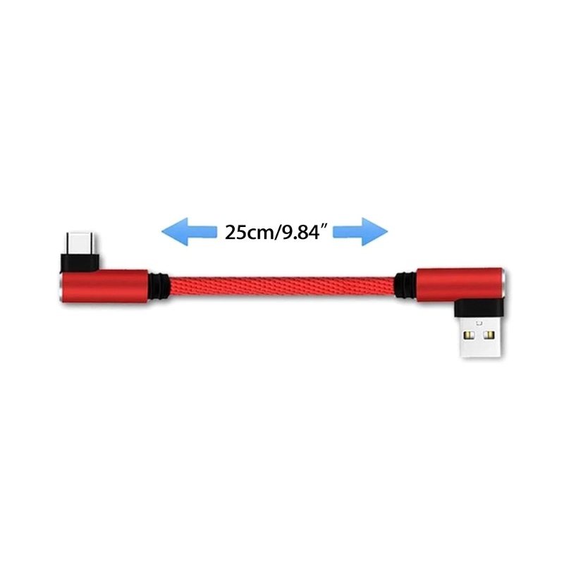 Dây Cáp Sạc Usb Type C Dài 0.25m Góc 90 Độ Tiện Dụng