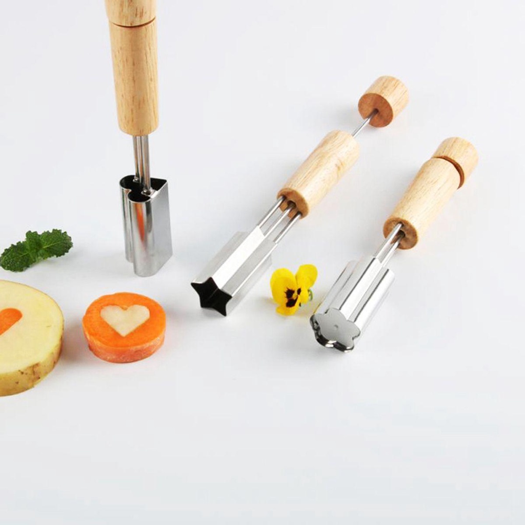 YIYU 1 Khuôn cắt tạo hình trái cây  trang trí bánh bằng thép không gỉ DIY
