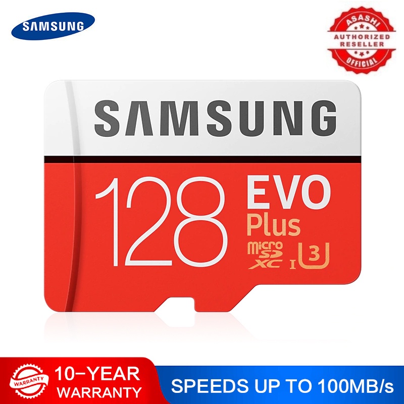 Thẻ Nhớ SAMSUNG EVO 32G 95MB / s SDHC MicroSD 64GB 128GB 256GB 4K 100MB / s SDXC Class 10 Micro SD C10 UHS TF Và Bộ Chuyển Đổi