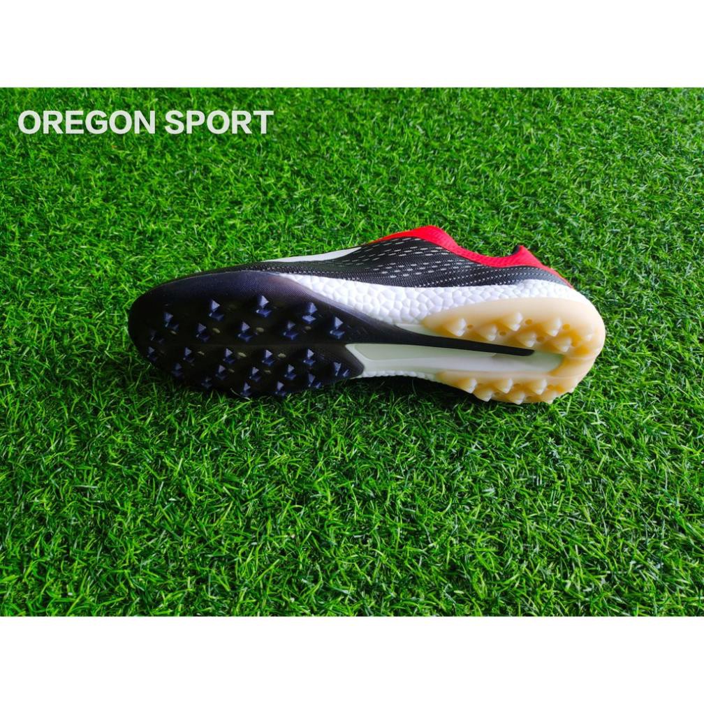 FRESIP HOT SẴN Giày bóng đá không dây Adidas X18+ TF (Đen đỏ) 2021