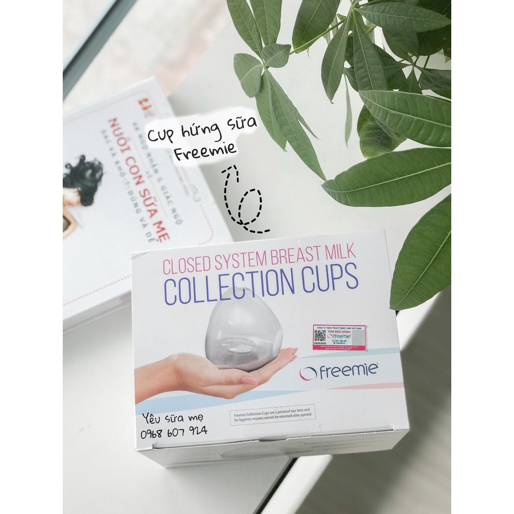 Bộ cups hút sữa Freemie mẫu mới (bản cải tiến bộ asian kit) rảnh tay hút sữa dùng cho mọi máy hút sữa