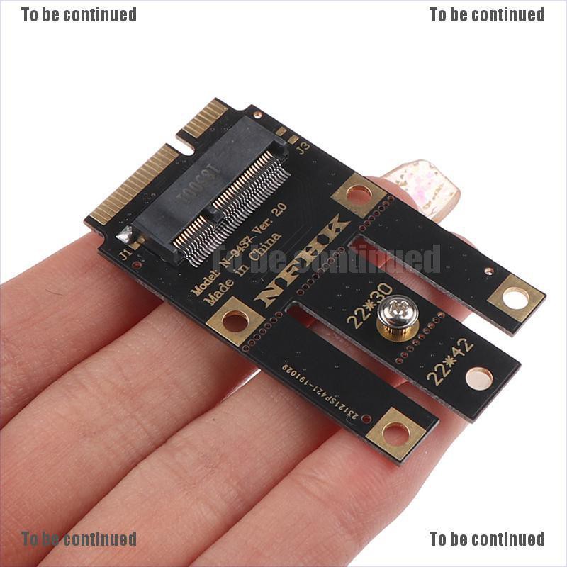 Thẻ Chuyển Đổi Wifi Ref / M.2 Ngff Sang mini Pci-E Cho Bluetooth M.2