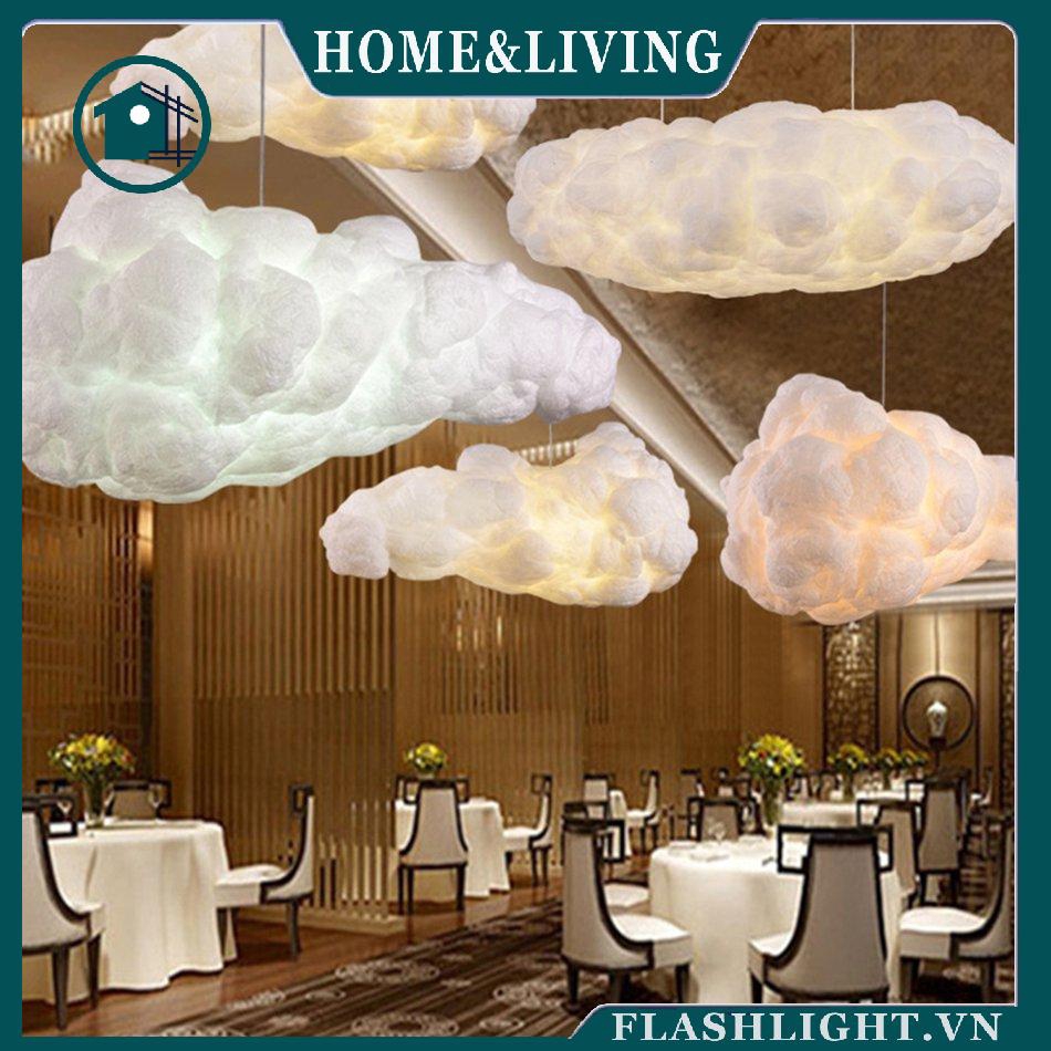 Đèn chùm hình đám mây trang trí phòng khách 30x20cm